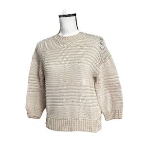 Peserico Sequined Cotton Knit Sweater